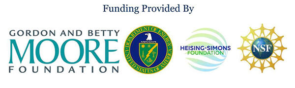sponsor logos: Moore Foundation, DOE, Heising-Simons, NSF
