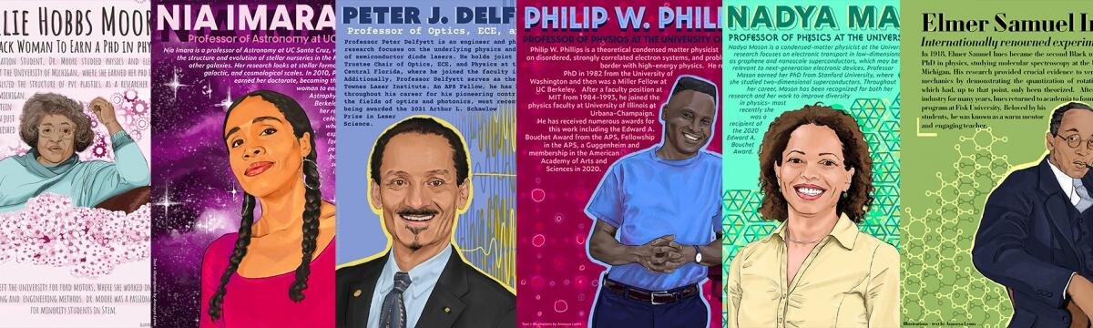 Poster Series Honors Influential Black Physicists
