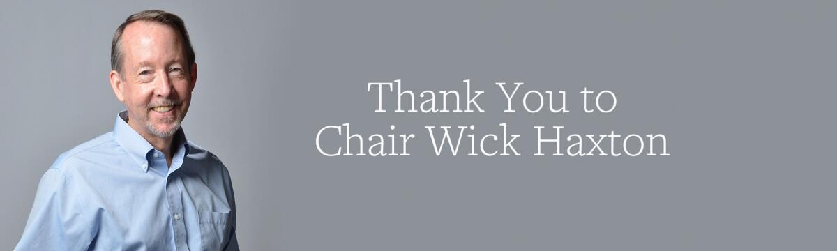 Thank You Chair Haxton