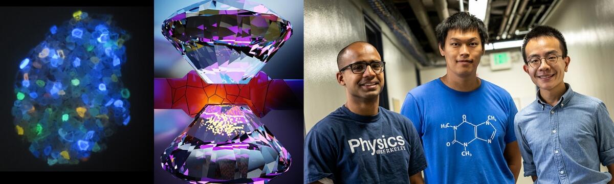Tiny Quantum Sensors Watch Materials Transform Under Pressure
