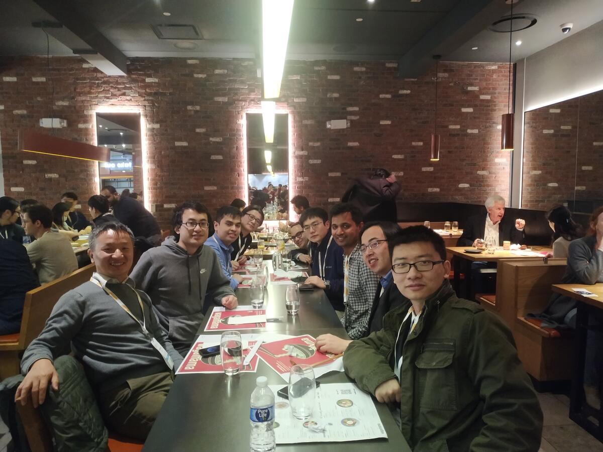 2022 MRS meeting in Boston. Lunch for the Wang group alumni and our friends