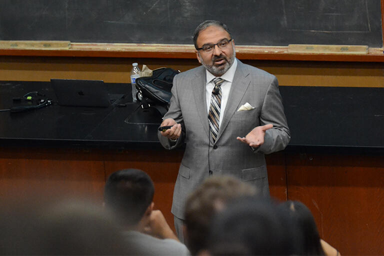 Professor and Chair Irfan Siddiqi