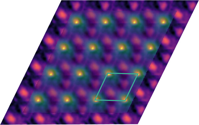 Excitons in a moire unit cell