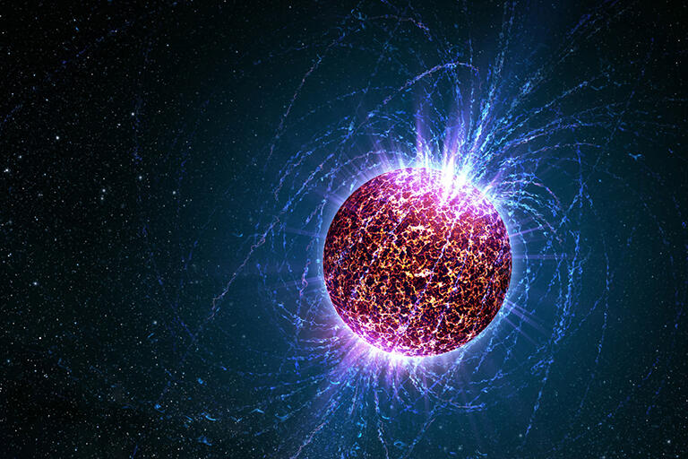 A highly magnetized neutron star
