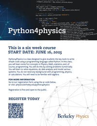 Flyer for 2025 PYTHON class